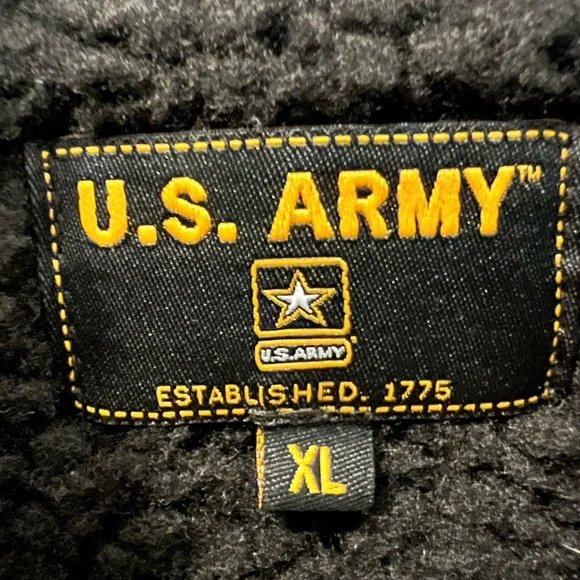U.S. Army Sweater Jacket Zip Up XL Mens - Picture 2 of 5